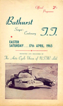 Programme cover of Bathurst Mount Panorama, 17/04/1965