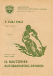 Programme cover of Bautzener Autobahnring, 07/07/1963