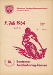 Programme cover of Bautzener Autobahnring, 05/07/1964