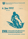 Programme cover of Bautzener Autobahnring, 04/06/1972