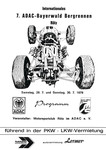 Programme cover of Bayerwald Hill Climb, 30/07/1978