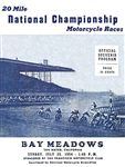 Programme cover of Bay Meadows, 25/07/1954