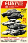 Programme cover of Baypark Raceway, 03/08/1975
