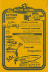 Programme cover of Baypark Raceway, 31/12/1978