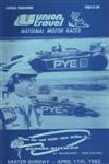 Programme cover of Baypark Raceway, 11/04/1982