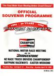 Programme cover of Baypark Raceway, 16/04/1995