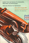 Programme cover of Bern-Bremgarten, 23/08/1953
