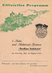 Programme cover of Bernbürger Saaledreieck, 10/08/1952