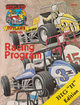 Programme cover of Big H Motor Speedway, 08/03/1980
