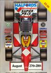 Programme cover of Birmingham Street Circuit (GBR), 28/08/1989