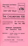 Programme cover of Boreham Racing Circuit, 02/09/1950