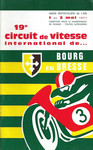 Programme cover of Bourg en Bresse, 02/05/1971