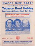 Programme cover of Bowman-Gray Stadium, 01/01/1958