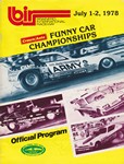 Programme cover of Brainerd International Raceway, 02/07/1978