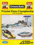 Programme cover of Brainerd International Raceway, 26/07/1981