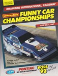 Programme cover of Brainerd International Raceway, 21/06/1987