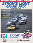 Programme cover of Brainerd International Raceway, 23/07/1989