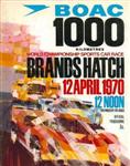 Programme cover of Brands Hatch Circuit, 12/04/1970