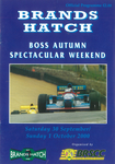 Programme cover of Brands Hatch Circuit, 01/10/2000