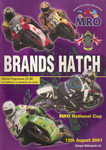 Programme cover of Brands Hatch Circuit, 12/08/2001