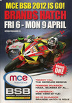Programme cover of Brands Hatch Circuit, 09/04/2012