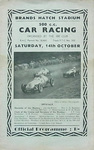 Programme cover of Brands Hatch Circuit, 14/10/1950