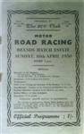Programme cover of Brands Hatch Circuit, 16/04/1950