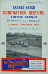Programme cover of Brands Hatch Circuit, 24/05/1953