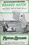 Programme cover of Brands Hatch Circuit, 08/04/1955