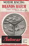 Programme cover of Brands Hatch Circuit, 14/10/1956