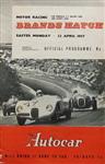 Programme cover of Brands Hatch Circuit, 22/04/1957