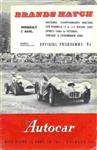 Programme cover of Brands Hatch Circuit, 05/08/1957