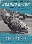 Programme cover of Brands Hatch Circuit, 08/09/1957