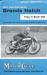 Programme cover of Brands Hatch Circuit, 27/03/1959