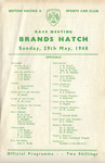 Programme cover of Brands Hatch Circuit, 29/05/1960