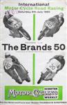 Programme cover of Brands Hatch Circuit, 09/07/1960
