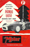 Programme cover of Brands Hatch Circuit, 26/12/1960