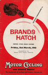 Programme cover of Brands Hatch Circuit, 31/03/1961