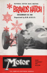 Programme cover of Brands Hatch Circuit, 26/12/1961