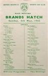 Programme cover of Brands Hatch Circuit, 06/05/1962