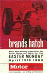 Programme cover of Brands Hatch Circuit, 15/04/1963