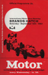 Programme cover of Brands Hatch Circuit, 14/09/1963