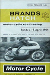 Programme cover of Brands Hatch Circuit, 19/04/1964
