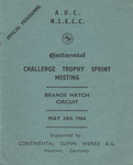 Programme cover of Brands Hatch Circuit, 24/05/1964