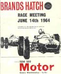 Programme cover of Brands Hatch Circuit, 14/06/1964