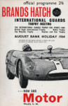 Programme cover of Brands Hatch Circuit, 03/08/1964