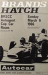 Programme cover of Brands Hatch Circuit, 06/03/1966