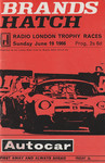 Programme cover of Brands Hatch Circuit, 19/06/1966