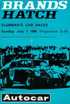 Programme cover of Brands Hatch Circuit, 03/07/1966