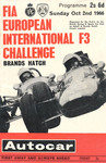 Programme cover of Brands Hatch Circuit, 02/10/1966